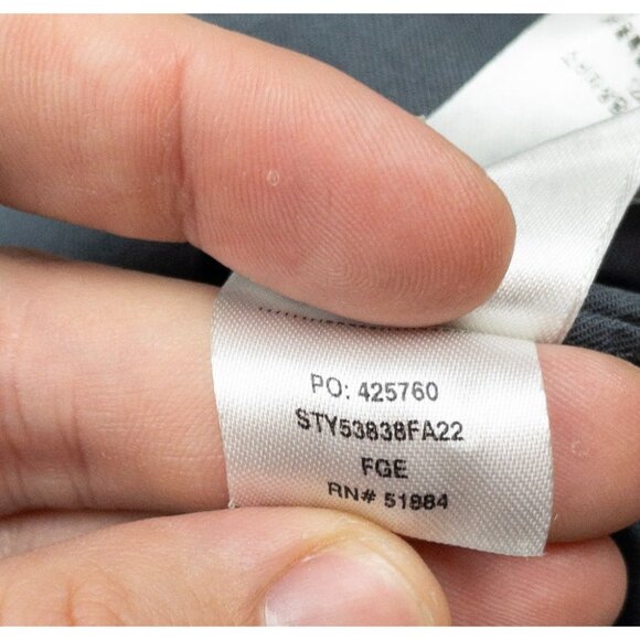 Patagonia Long Sleeve Pima Cotton Shirt Men's XL Gray Outdoor Button-Up 53838 - Picture 8 of 15